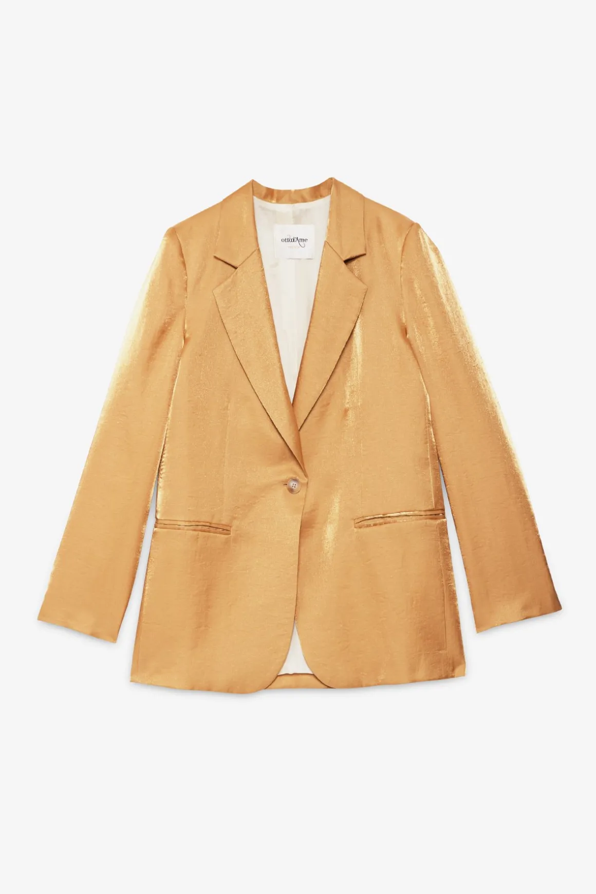 Jacke aus Viskose und Leinen