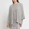 Jacke im Kimono-Stil aus Seidenmischgewebe