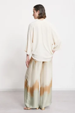 Jacke im Kimono-Stil aus Seidenmischgewebe