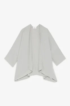 Jacke im Kimono-Stil aus Seidenmischgewebe
