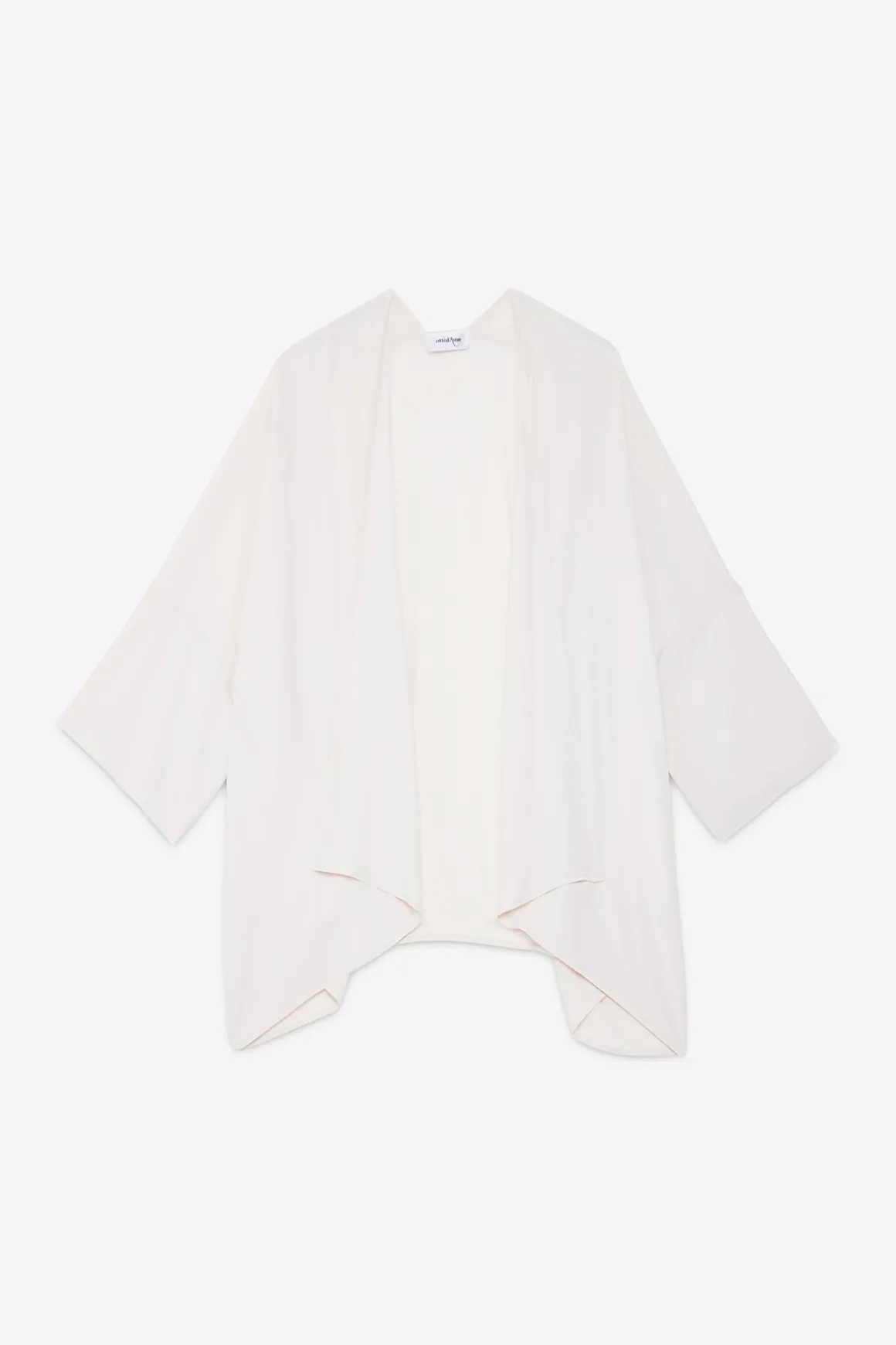 Jacke im Kimono-Stil aus Seidenmischgewebe