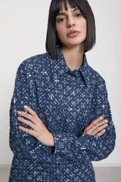 Jacke mit Pailletten