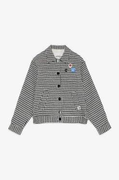 Jacke mit Vichy-Print