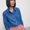 Jeansbluse