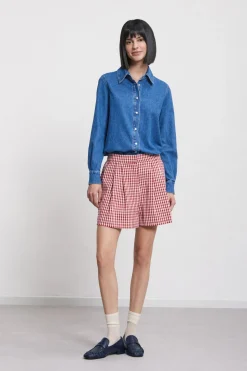 Jeansbluse