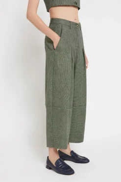Karottenhose aus Leinen