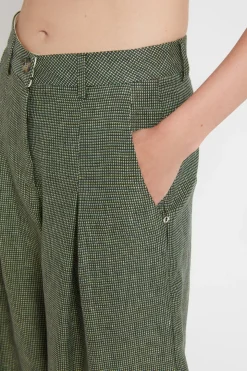 Karottenhose aus Leinen