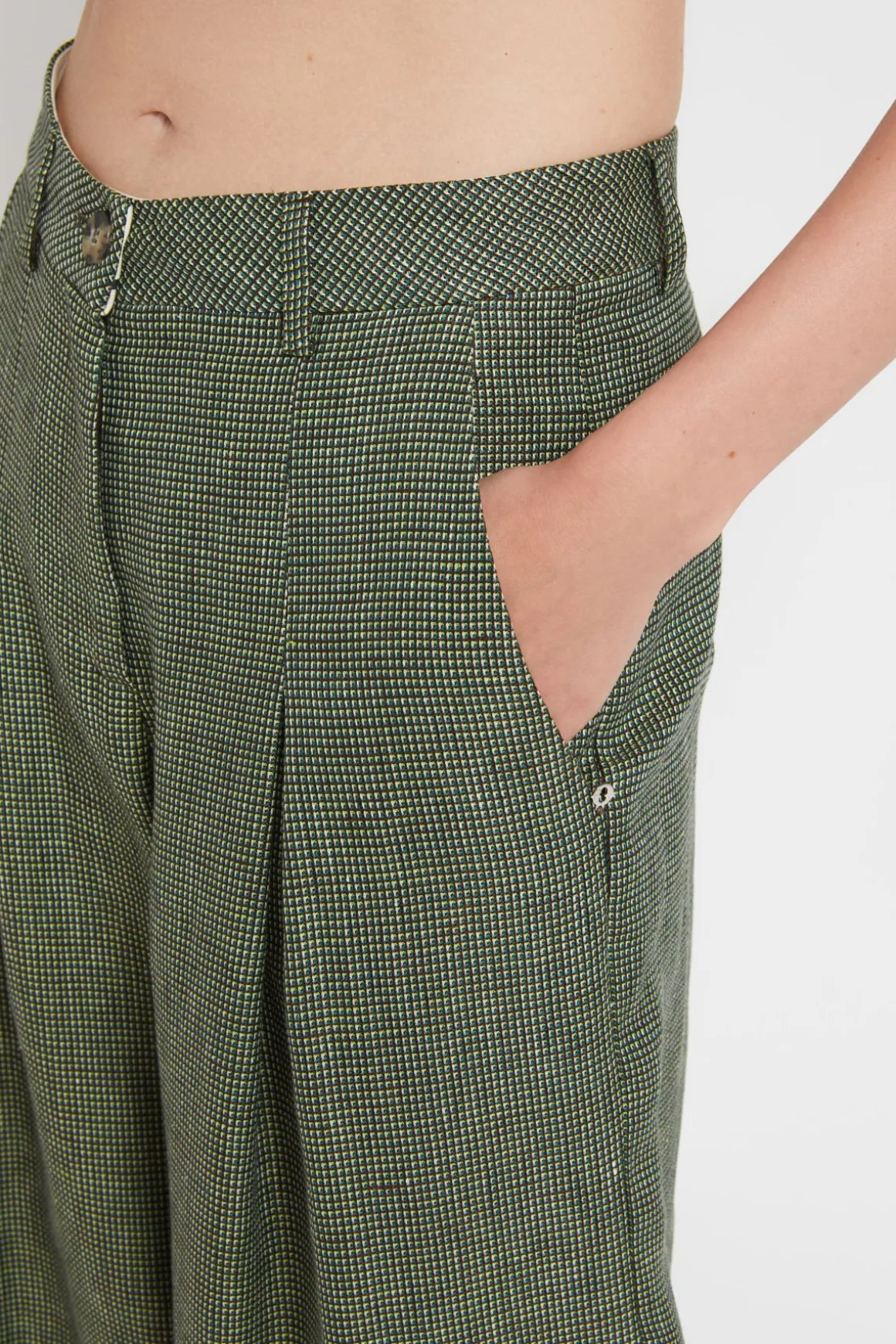 Karottenhose aus Leinen