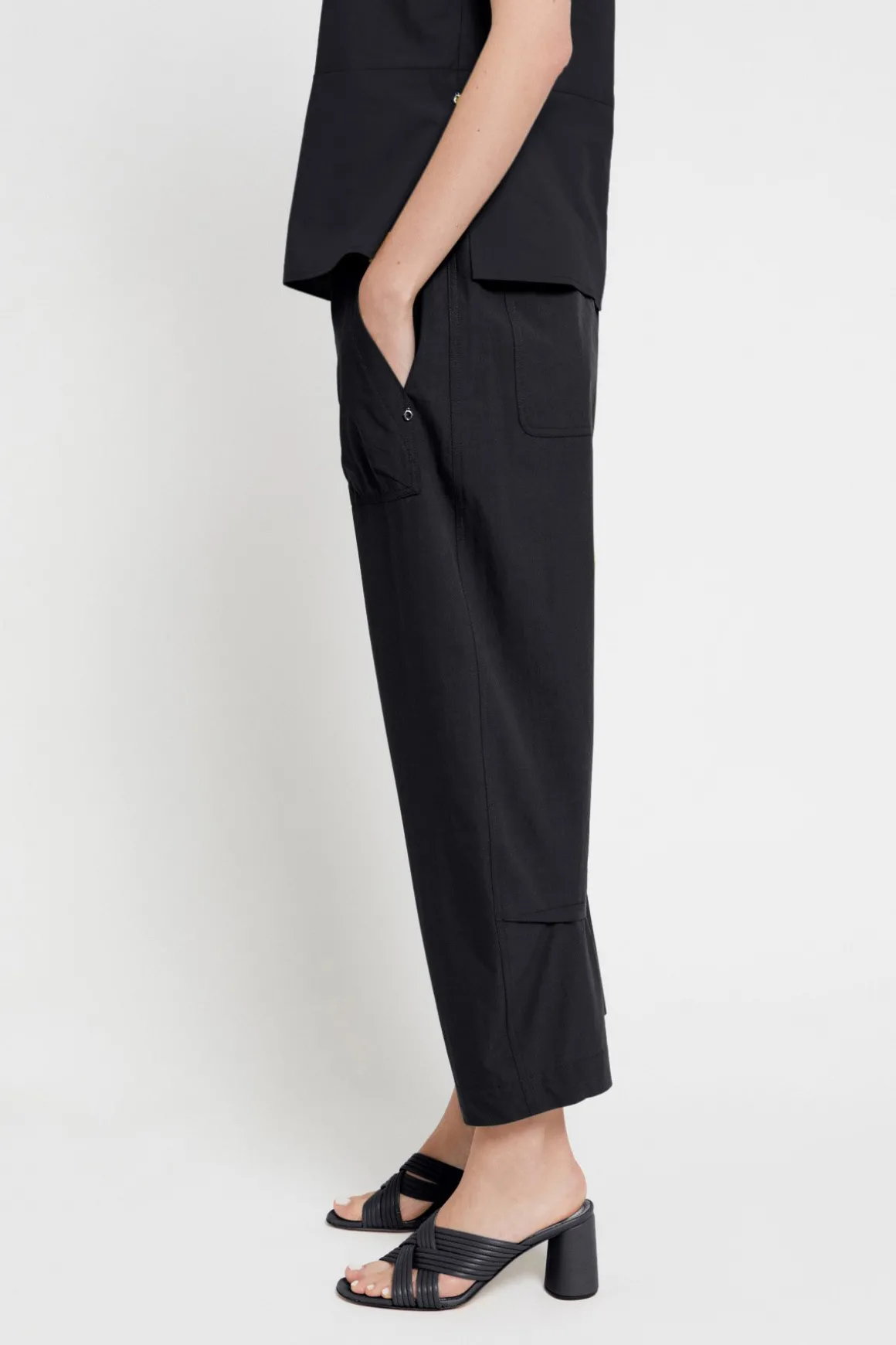 Karottenhose aus Popeline
