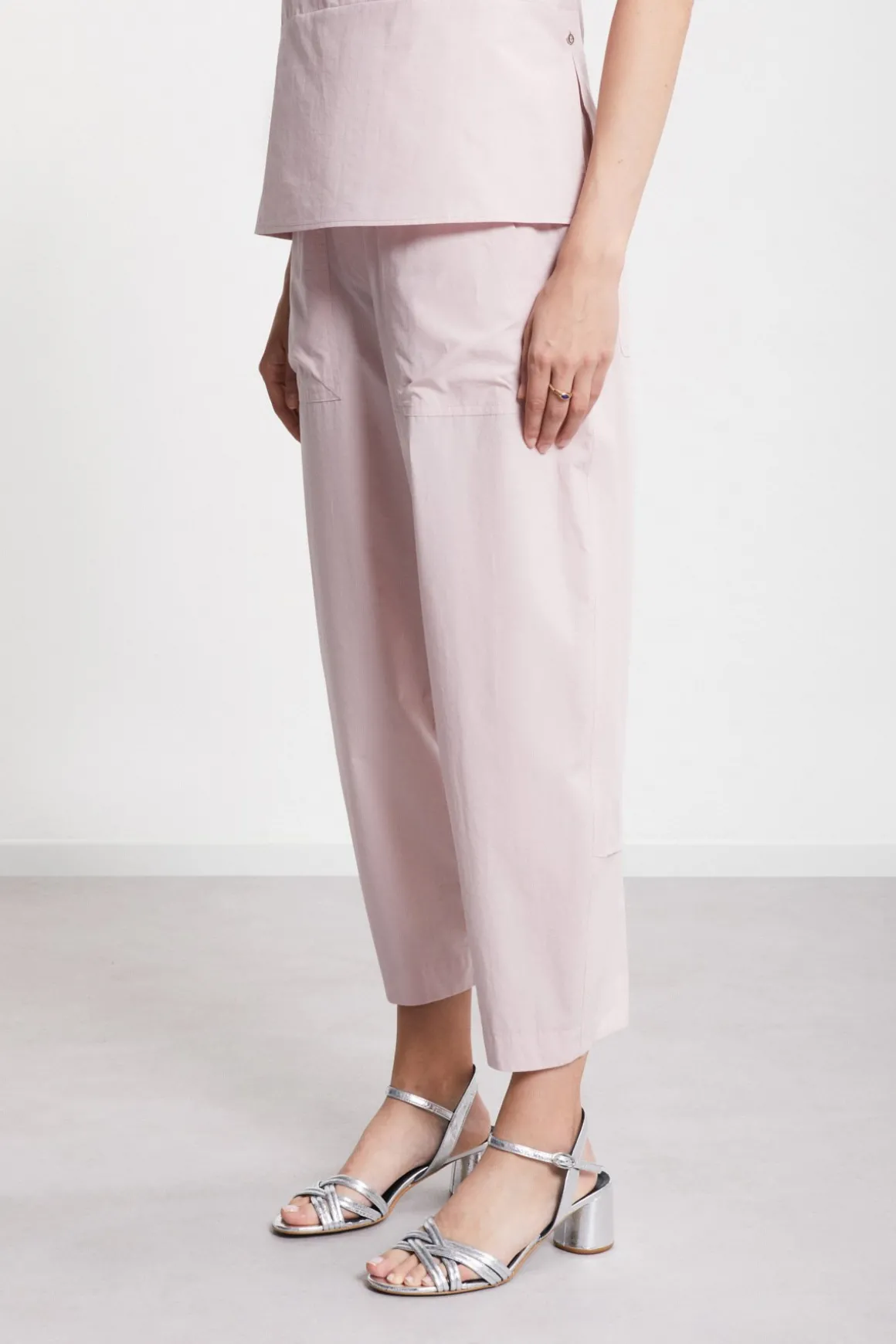Karottenhose aus Popeline