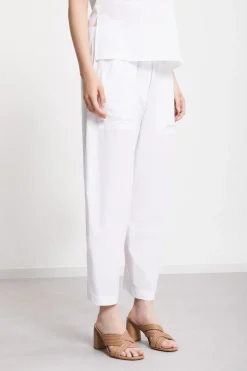 Karottenhose aus Popeline