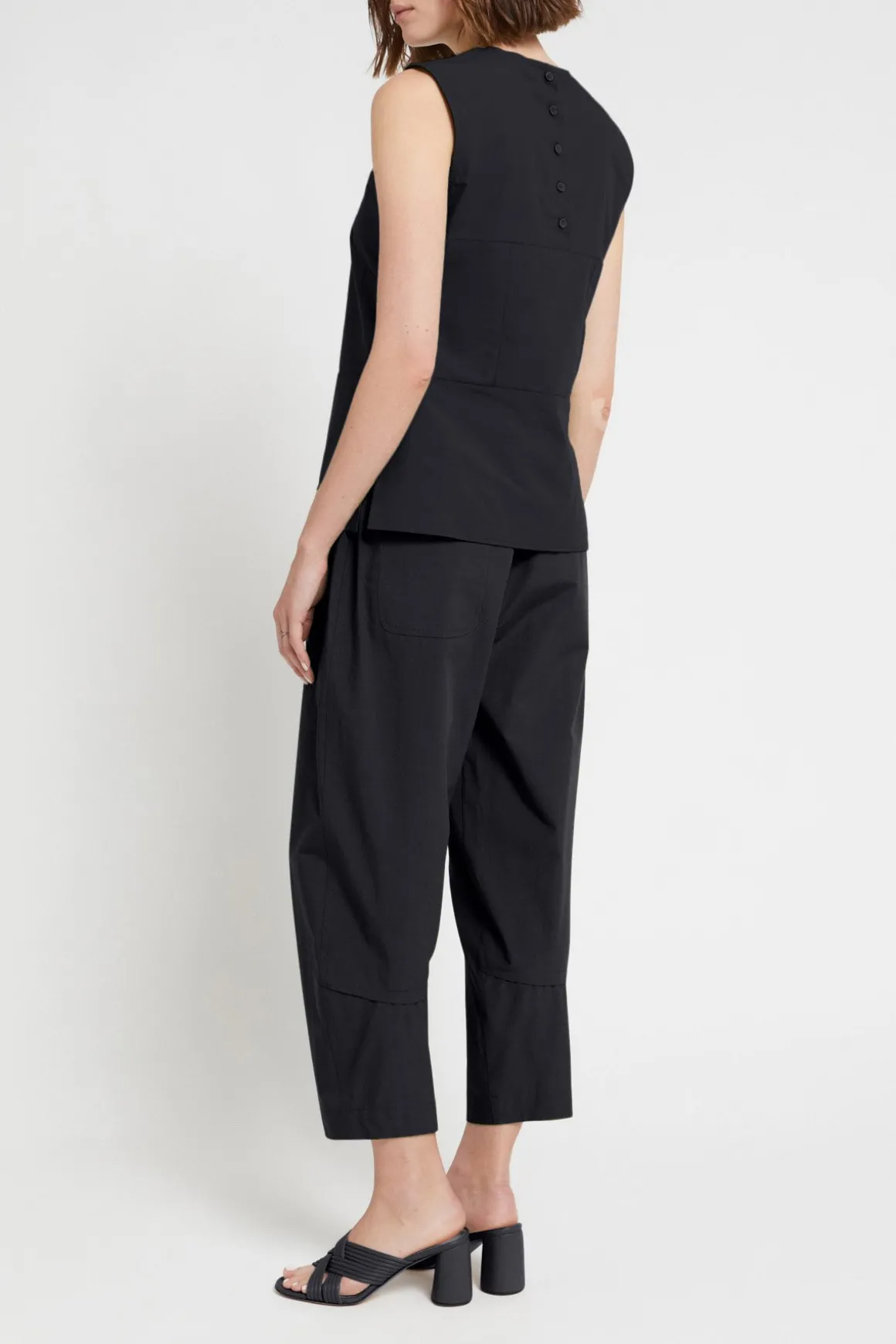 Karottenhose aus Popeline