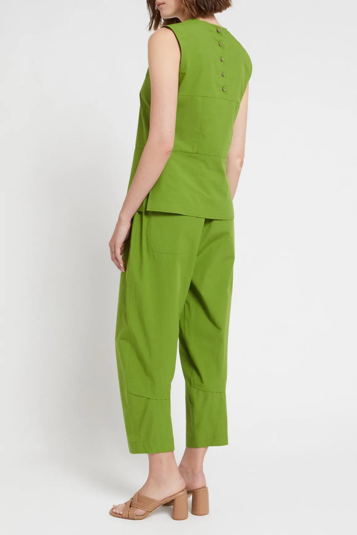 Karottenhose aus Popeline