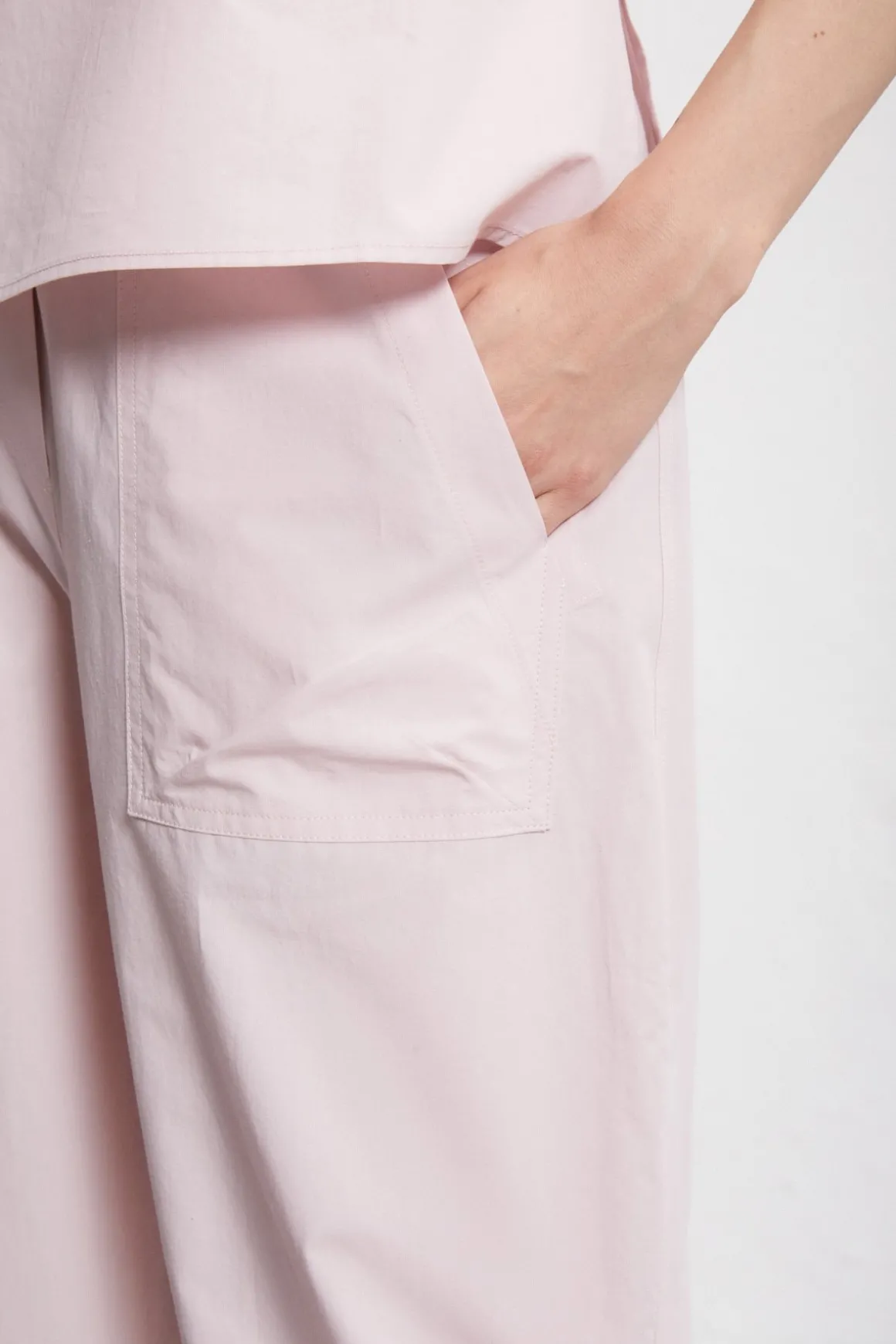 Karottenhose aus Popeline