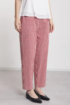 Knöchellange Baumwollhose