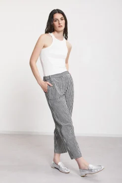 Knöchellange Baumwollhose