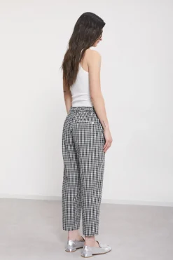Knöchellange Baumwollhose
