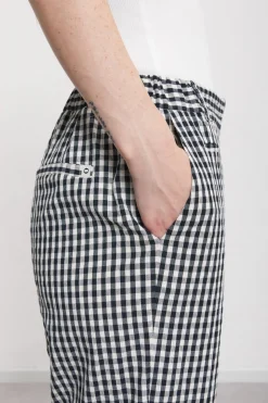 Knöchellange Baumwollhose