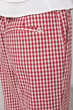 Knöchellange Baumwollhose