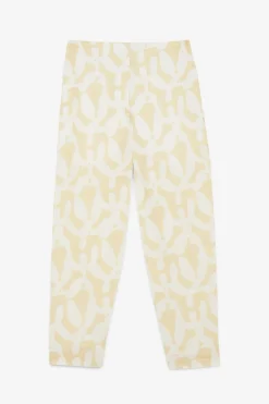 Knöchellange Hose aus bedrucktem Popeline