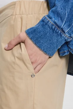 Knöchellange Popelinehose