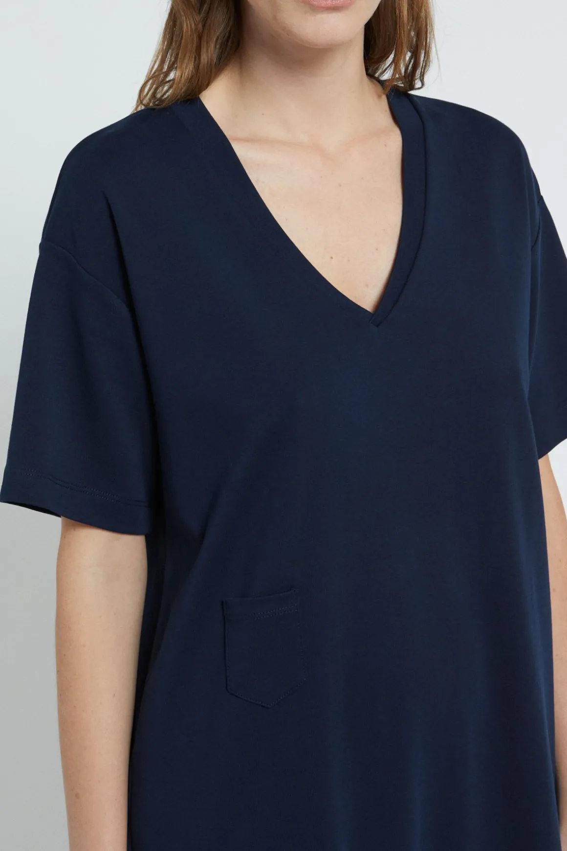 Kurzes Baumwollkleid