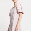 Kurzes Kleid aus Popeline