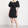 Kurzes Kleid aus Popeline