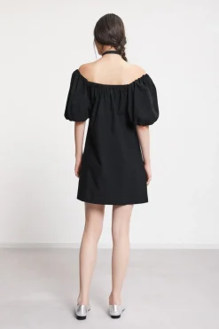Kurzes Kleid aus Popeline
