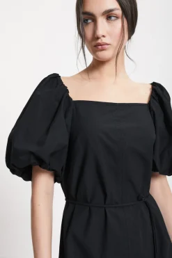 Kurzes Kleid aus Popeline