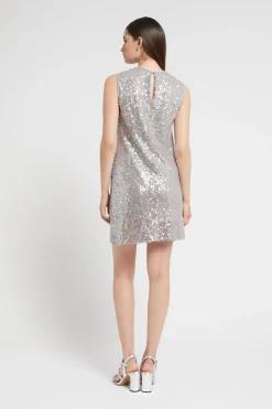 Kurzes Kleid mit Pailletten