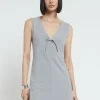 Kurzes Kleid mit Schleife