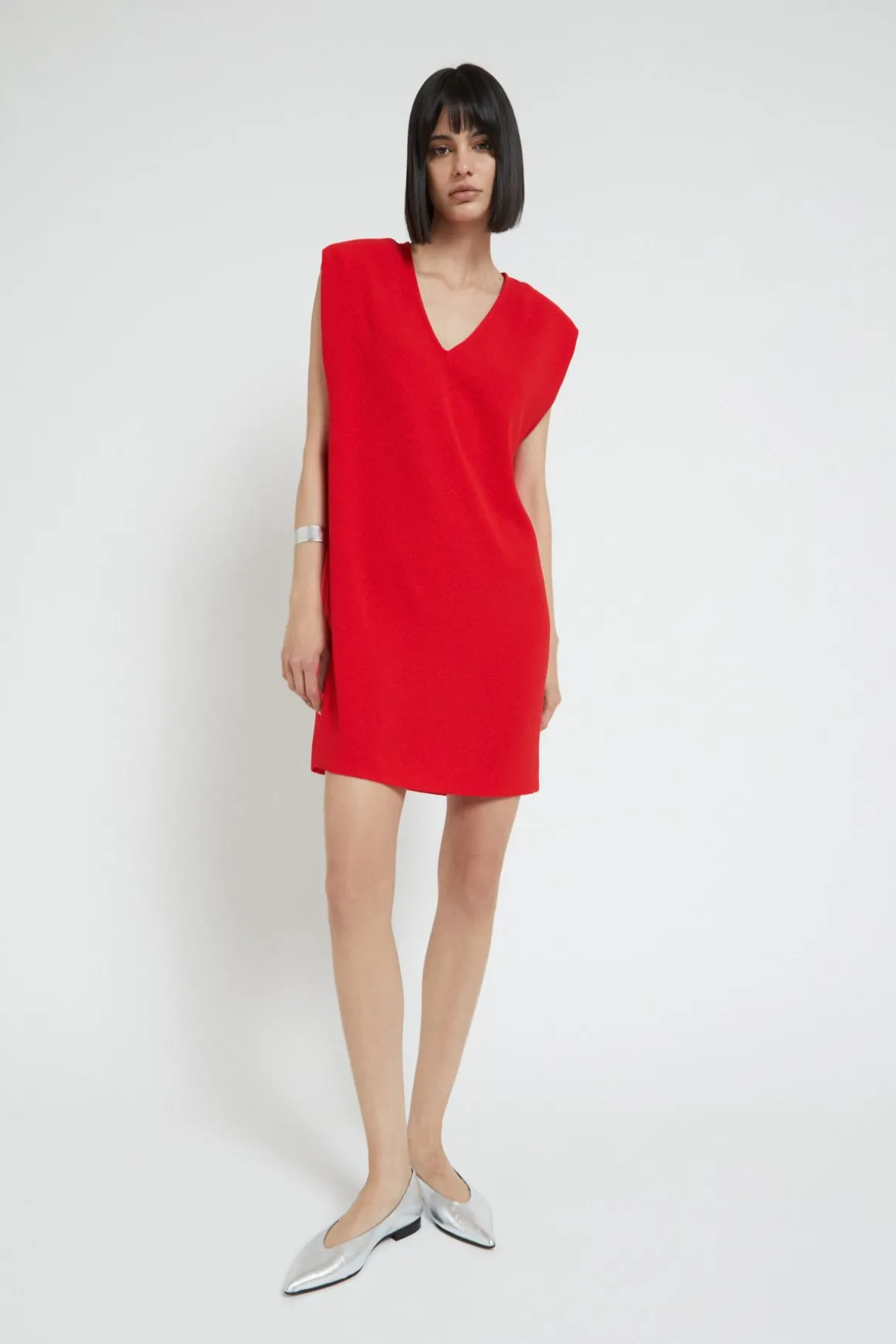 Kurzes unifarbenes Kleid