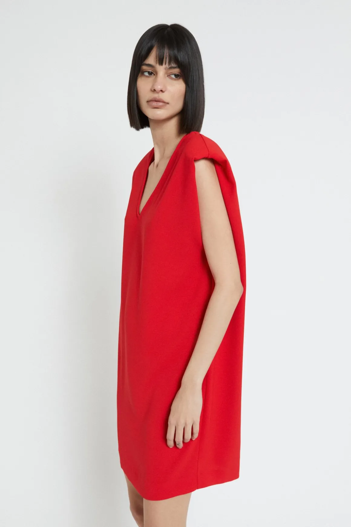 Kurzes unifarbenes Kleid