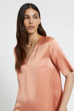 Kurzes Viskosekleid