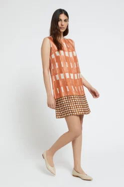 Kurzes Viskosekleid