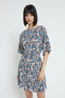 Kurzes Viskosekleid