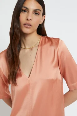 Kurzes Viskosekleid