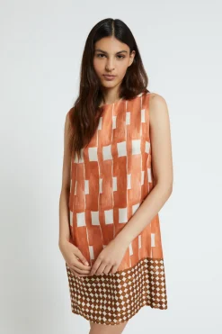 Kurzes Viskosekleid