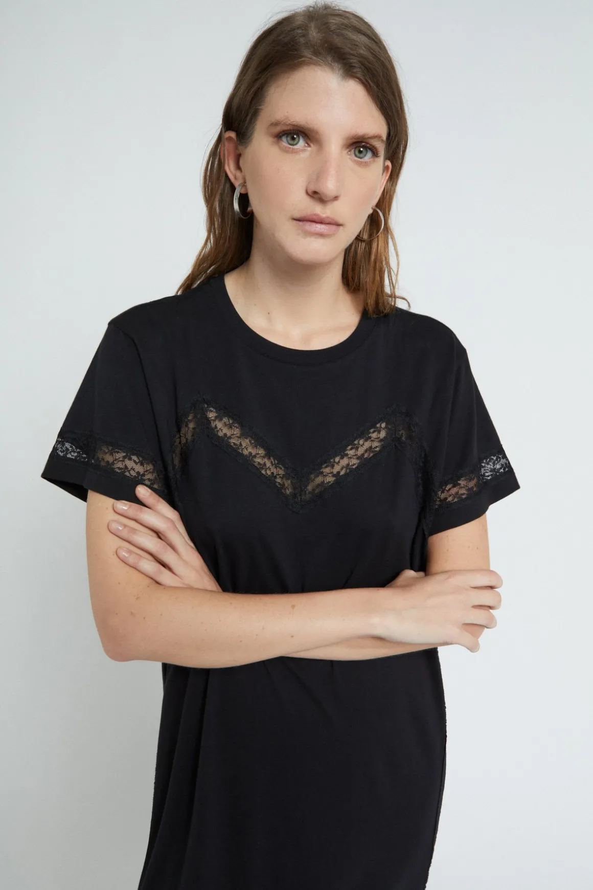 Langes Baumwollkleid