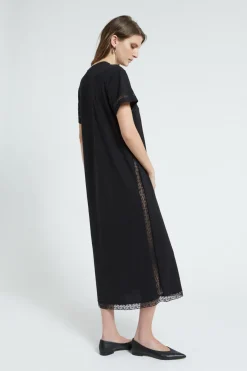 Langes Baumwollkleid