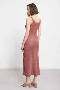 Langes Baumwollkleid