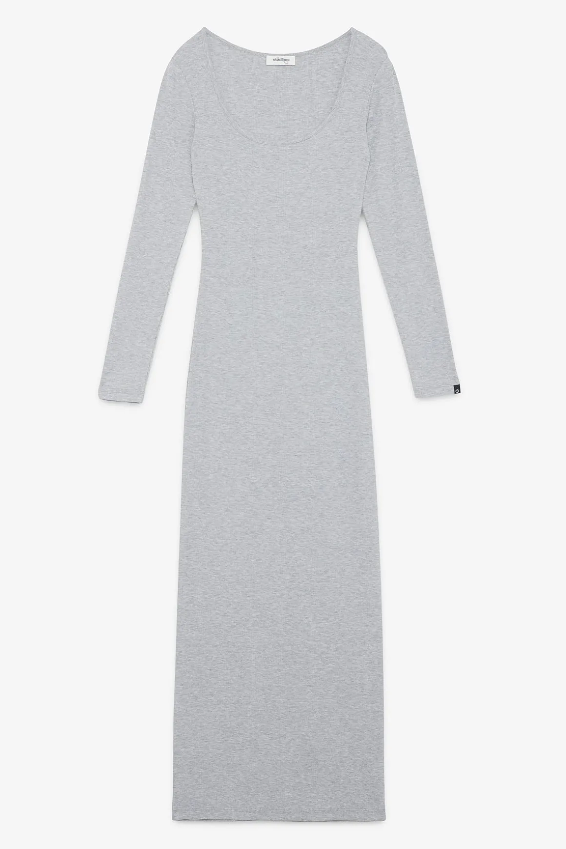 Langes Kleid aus Baumwolle/Modal