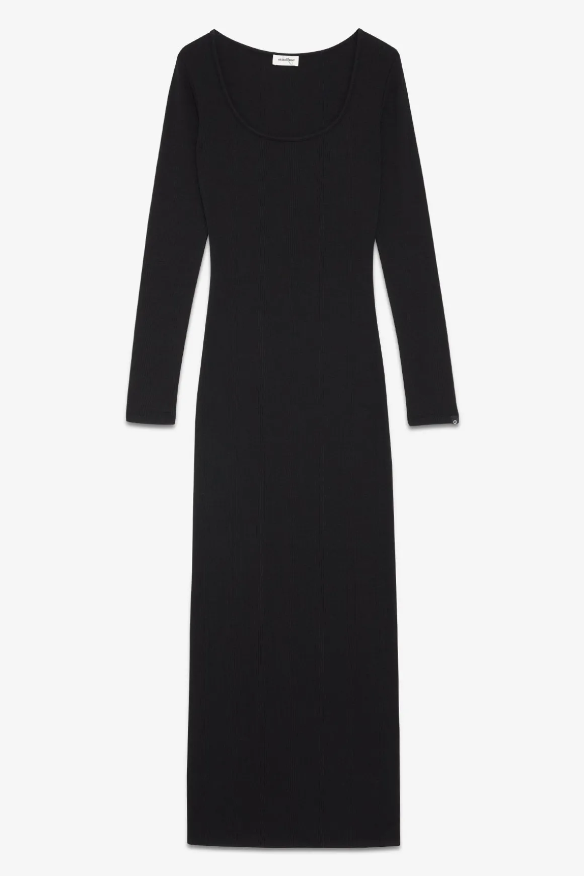 Langes Kleid aus Baumwolle/Modal