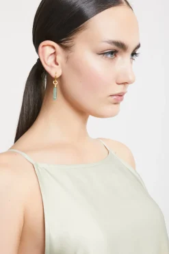 Langes Kleid aus bedruckter Viskose