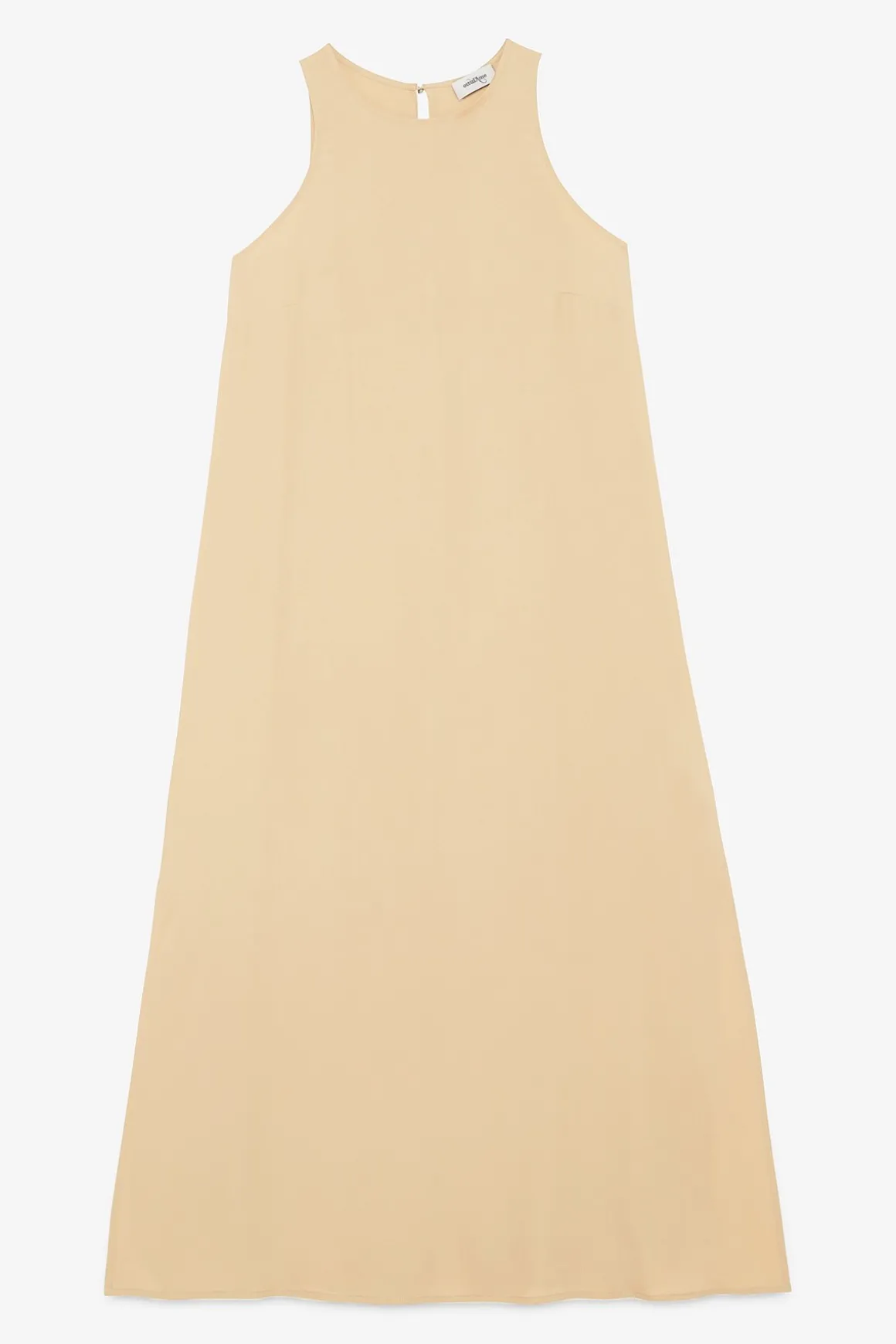 Langes Kleid aus Seidenmischgewebe