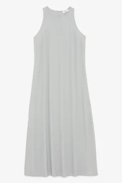 Langes Kleid aus Seidenmischgewebe