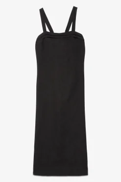 Langes Leinenkleid