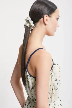 Langes One-Shoulder-Kleid aus Viskose