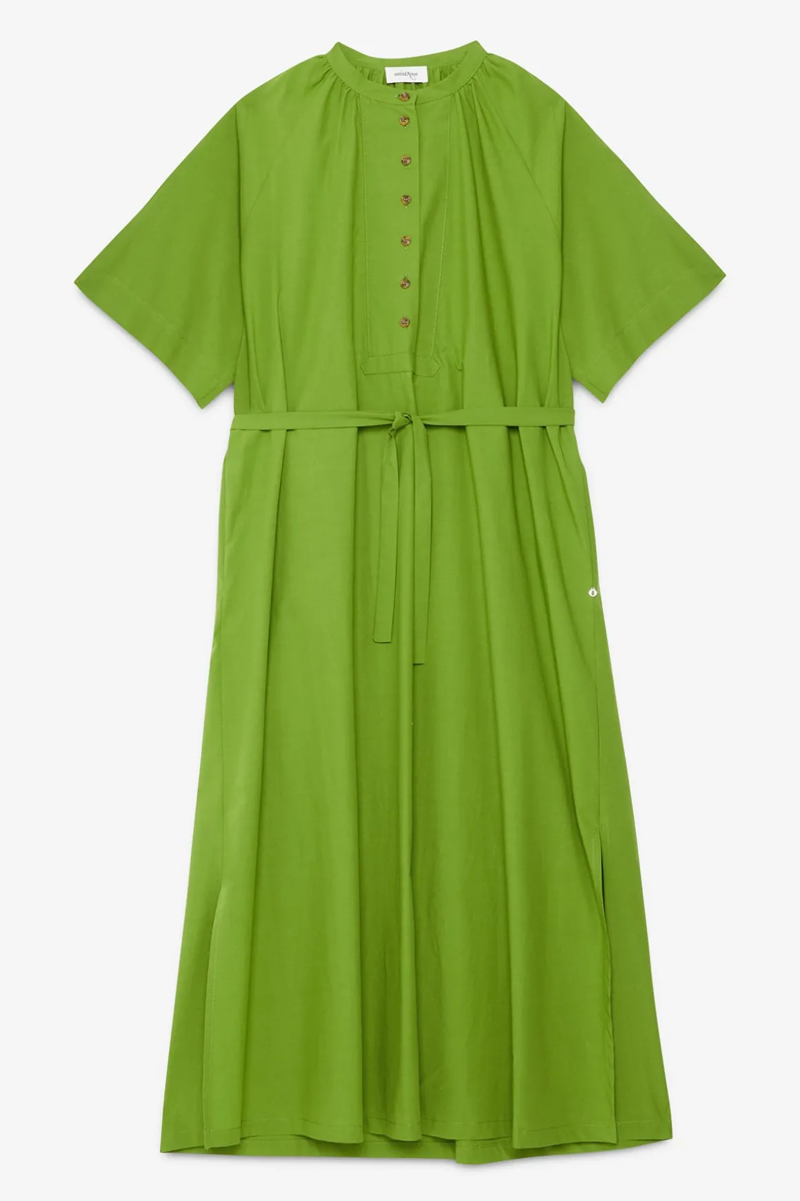Langes Popelinekleid